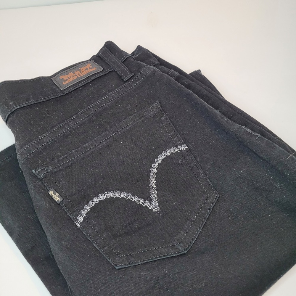 Levis 512 Jeans Womans 8 M‎ Black Bootcut Denim Perfectly Slimming High Rise